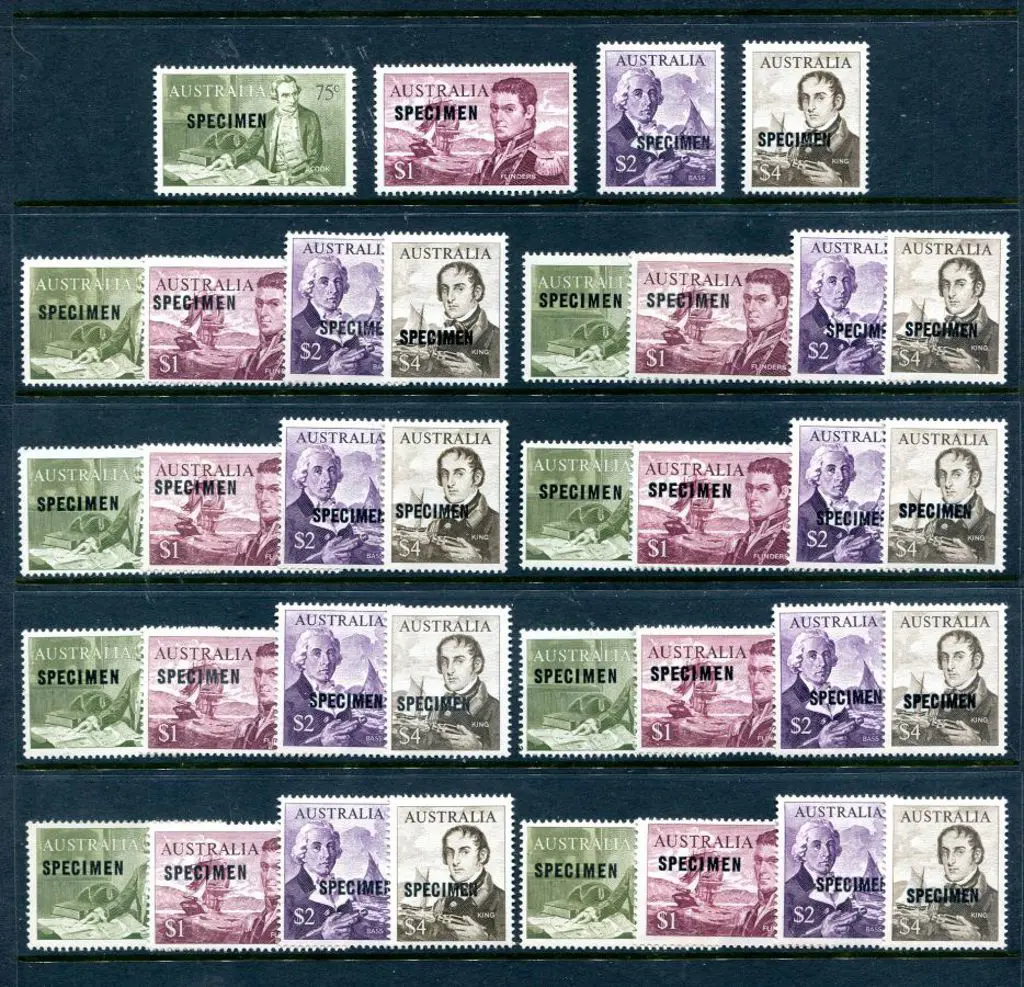 1966 Navigators set of 4 to $4 ovptd "SPECIMEN" x ... Image 1++