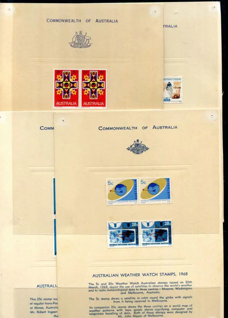 1967 Christmas, 1968 Weather Watch, 1968 Intelsat ... Image 1++