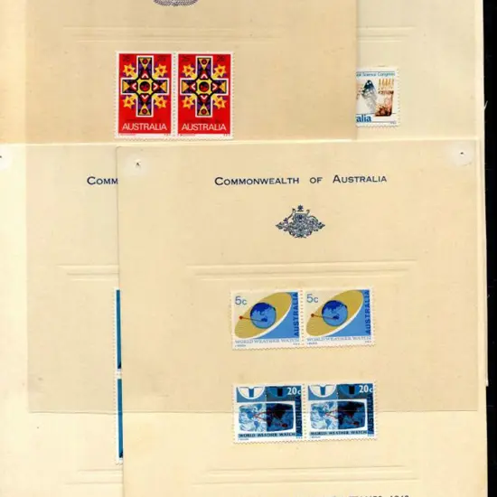 1967 Christmas, 1968 Weather Watch, 1968 Intelsat ...