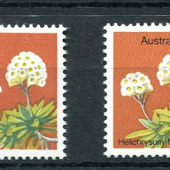 1975 18c Wildflower with black omitted resulting ...