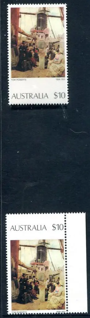 1977 $10 Coming South painting with massive ... Image 1++