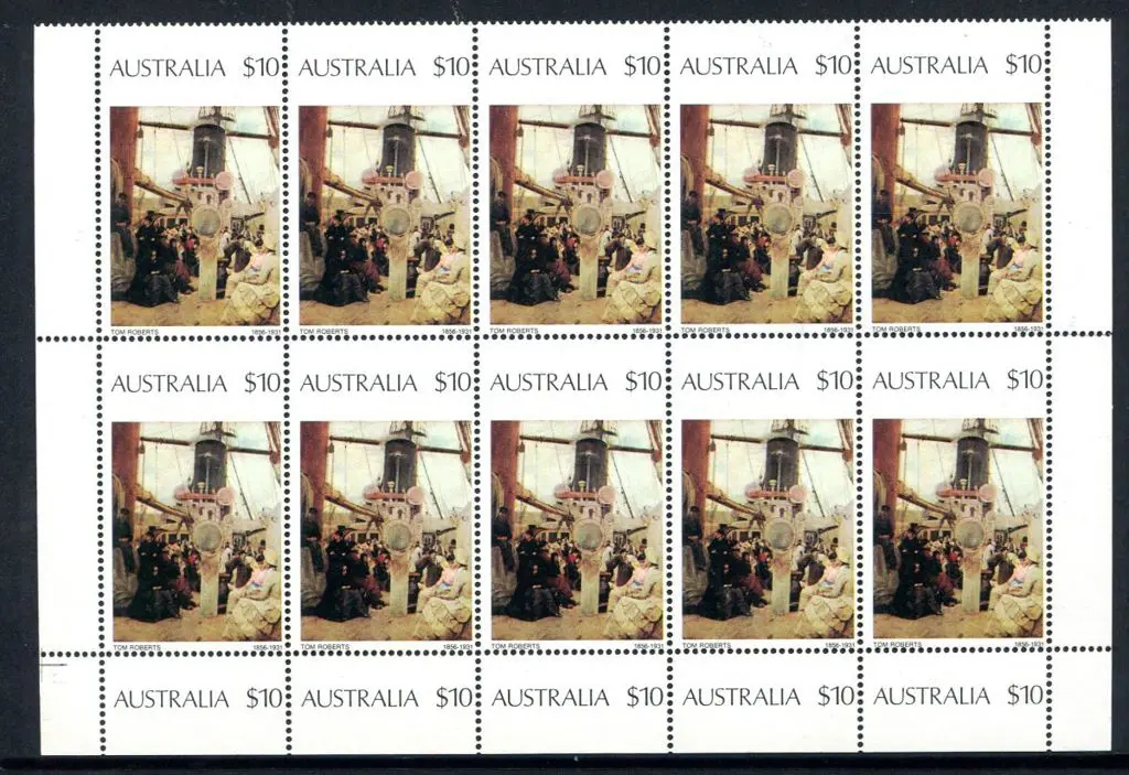 1977 $10 Coming South painting in bottom marginal ... Image 1++