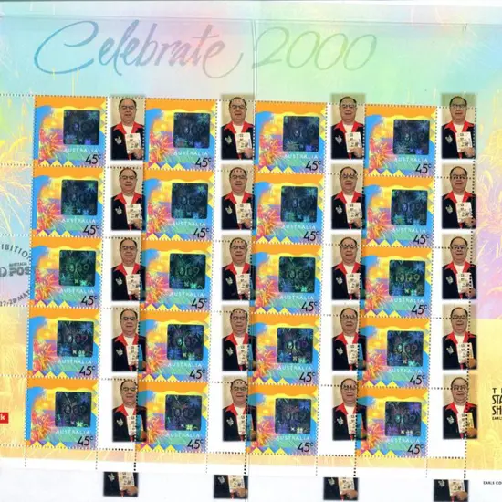 2000 "Celebrate 2000" SES Personalised Sheet ...