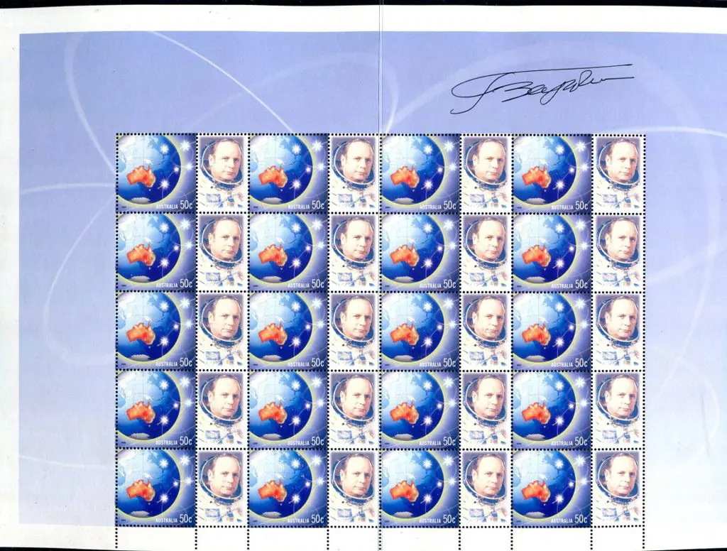 2005 50c Globe Personalised SES sheet with Viktor ... Image 1++