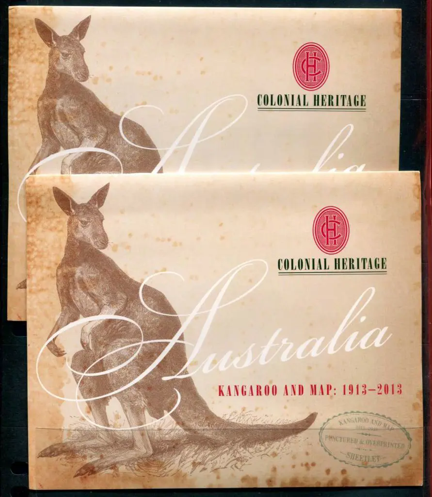 2013 $100 Kangaroo & Map sheetlet of 10 x $10 with ... Image 1++