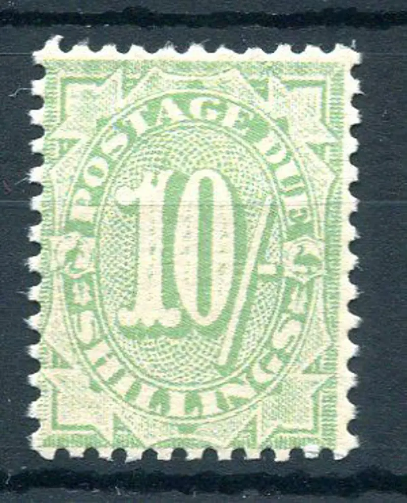 1909 10/- monocolour with stroke after value, ... Image 1++