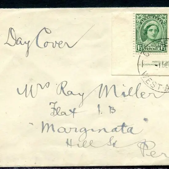 1942 (1st Dec) 1½d Queen Mother with "By ...