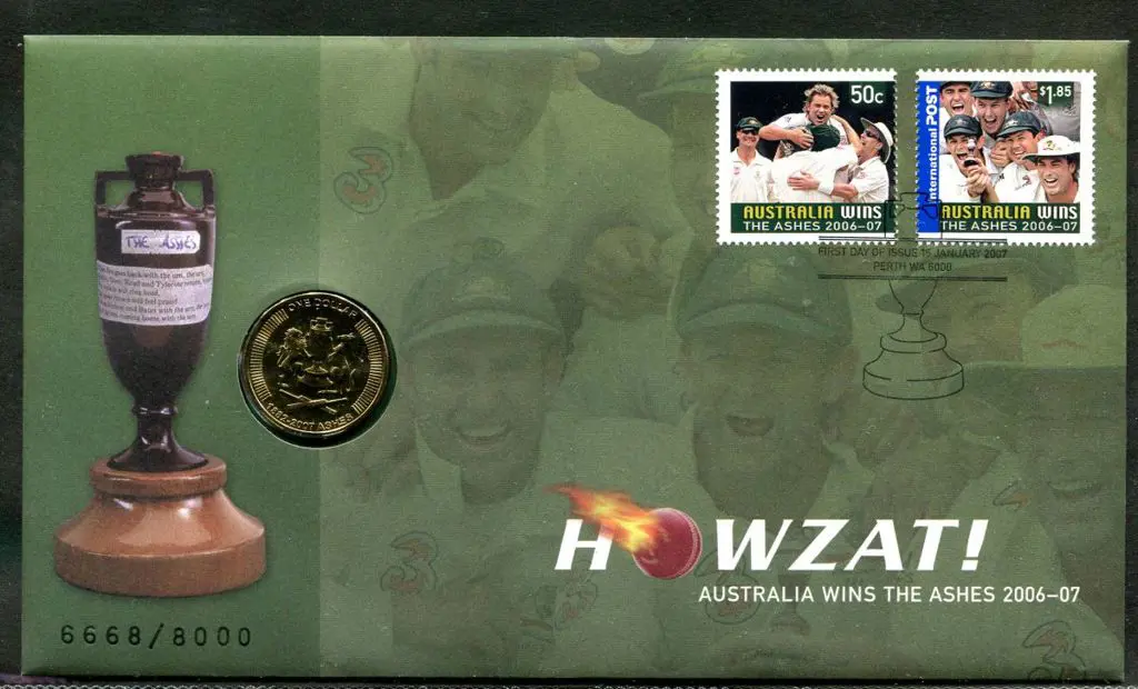 2007 (16th Jan) Ashes "Howzat" Aust Wins the Ashes ... Image 1++
