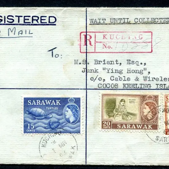 1963 (1st Mar) cover addressed to "M.S. Briant ...