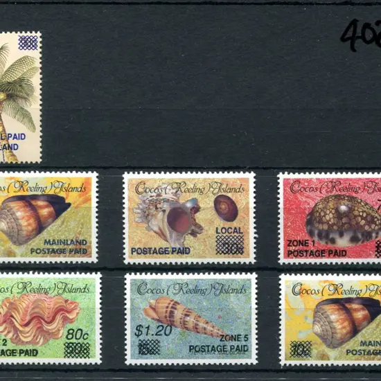 1990/91 Locals & Postage Paid Provisional ovptd ...