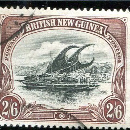 1901/05 2/6d black & brown Lakatoi with horiz wmk. ...