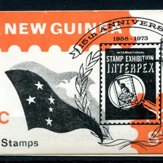 1973 70c Telecom booklet with TAA advert & Port ...