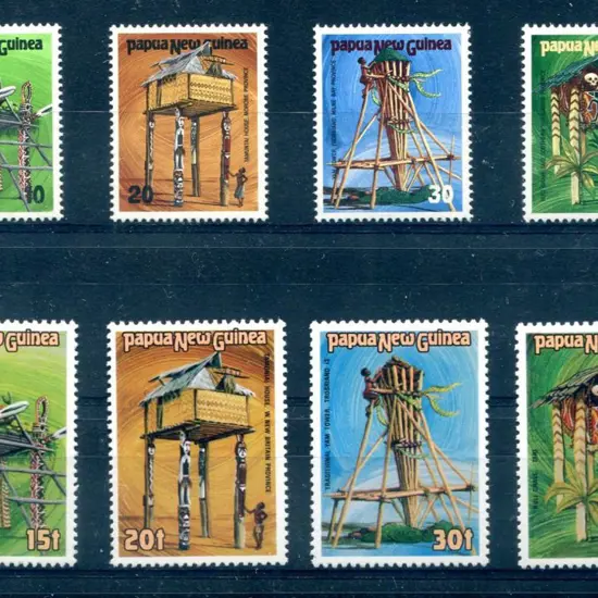 1985 Ceremonial Structures Trial stamps in MUH set ...