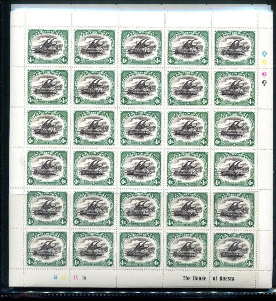 2002 K1.45 Lakatoi in complete sheets of 30 x 40. ... Image 1++