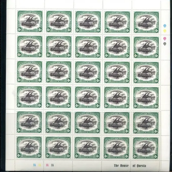 2002 K1.45 Lakatoi in complete sheets of 30 x 40. ...