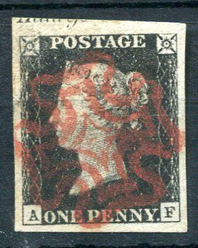 1840 1d black, Plate 6, superb used with an almost ... Image 1++