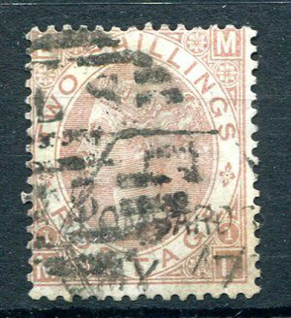 1880 2/- brown QV. Heavily used but fault free. A ... Image 1++