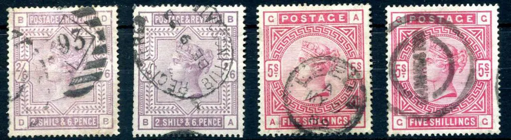 1883/84 2/6d lilac used (SG 178), 2/6d deep lilac ... Image 1++