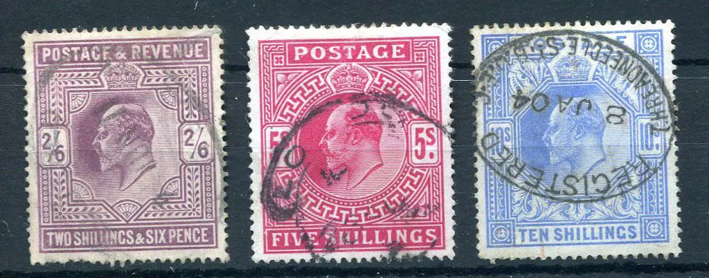 1902 2/6d dull purple used with a couple of ... Image 1++