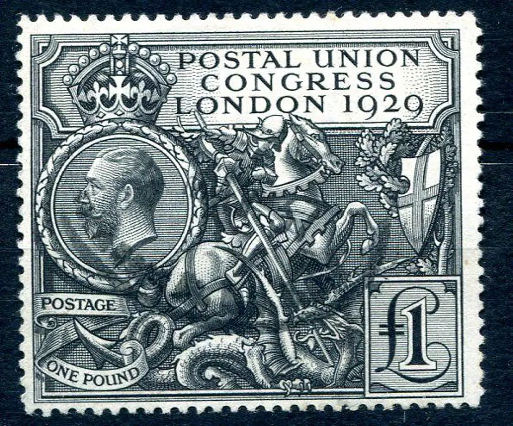 1929 £1 PUC F/U with centrally applied part-oval ... Image 1++
