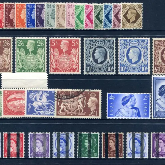 1937/47 KGVI "dark colours" MUH/MLH set of 15 (SG ...