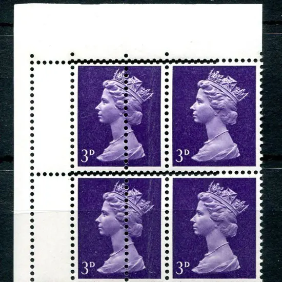 1967 3d violet Machin top left corner marginal ...