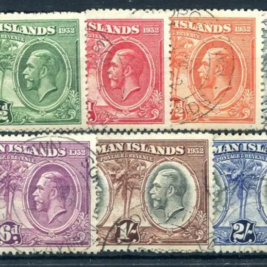 Cayman Islands 1932 Justices & Vestry set to 5/-. ...