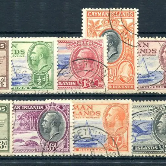Cayman Islands 1935 KGV Pictorials to 5/-. Fine ...