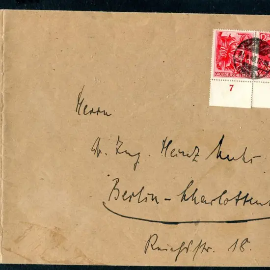Germany-Third Reich 1945 (21st Apr) Large cover ...