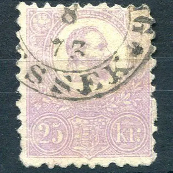 Hungary 1871 25k pale lilac, lithographed. Fine ...