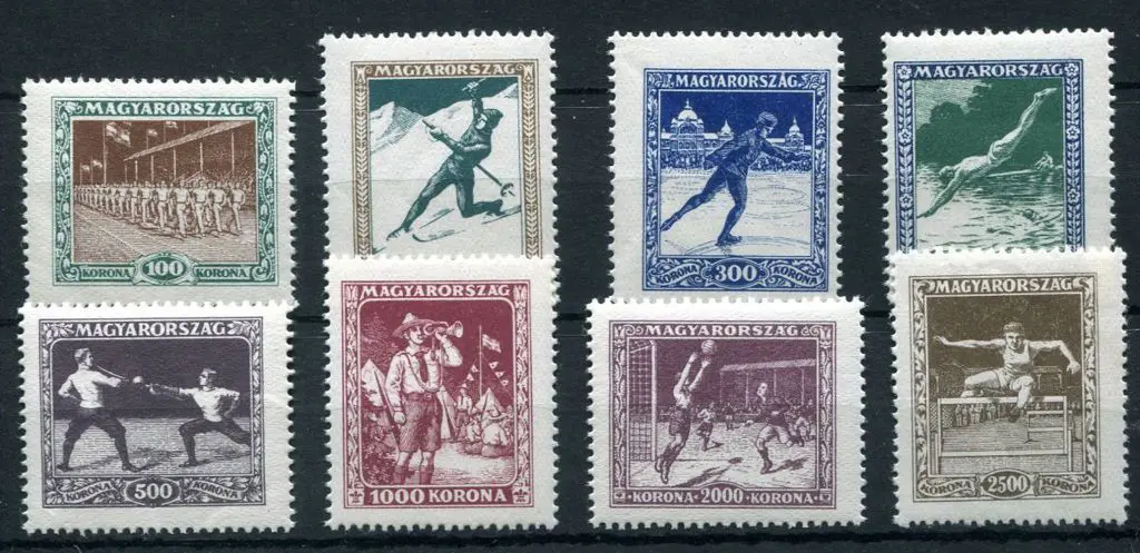 Hungary 1927 100k to 2,500k Sports Association ... Image 1++