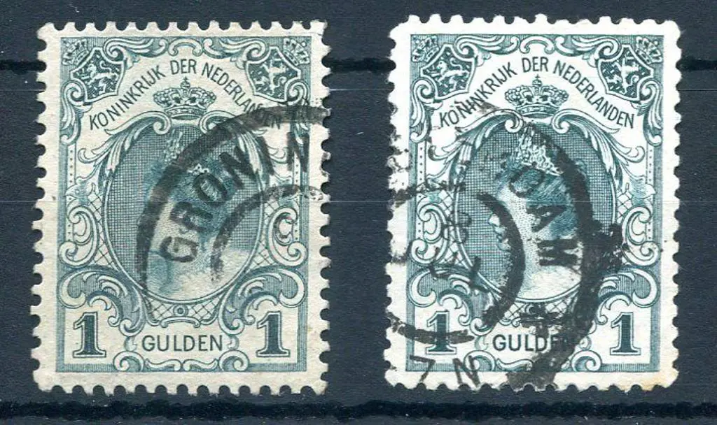 Netherlands 1898 1g Wilhelmina type I (SG 66, Cat. ... Image 1++