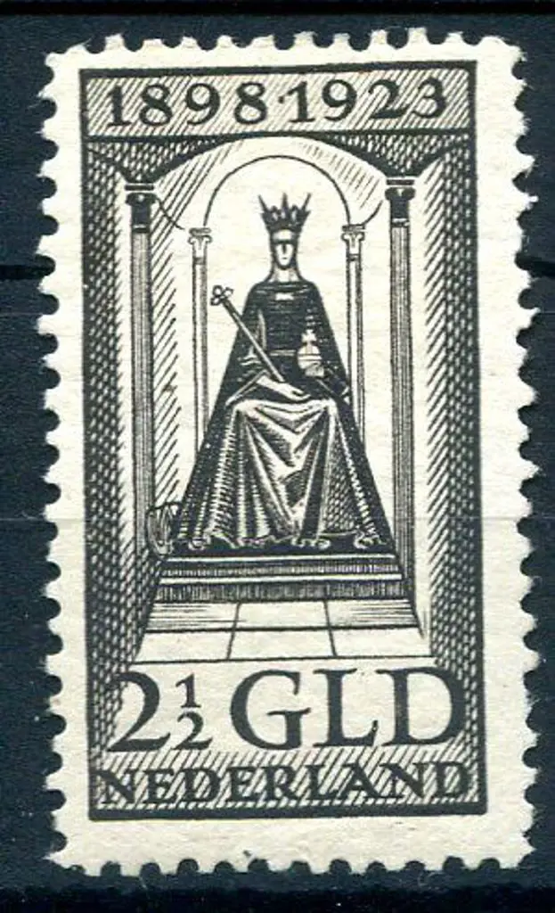 Netherlands 1923 2½g black Jubilee. MLH. SG 268, ... Image 1++