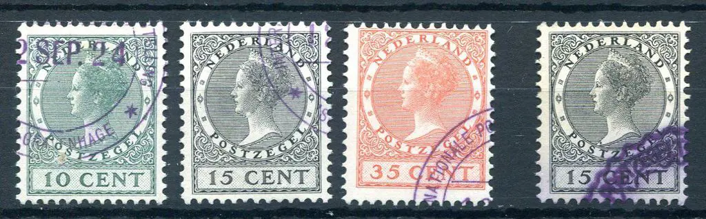 Netherlands 1924 International Stamp Expo set of 3 ... Image 1++