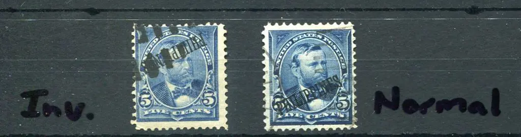 Philippines 1899 US 5¢ blue with Philippines ovpt ... Image 1++