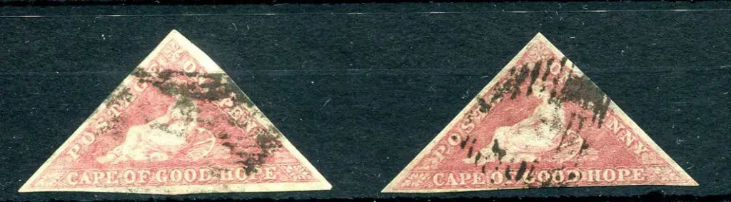South Africa-Cape of Good Hope 1855/63 1d rose (SG ... Image 1++