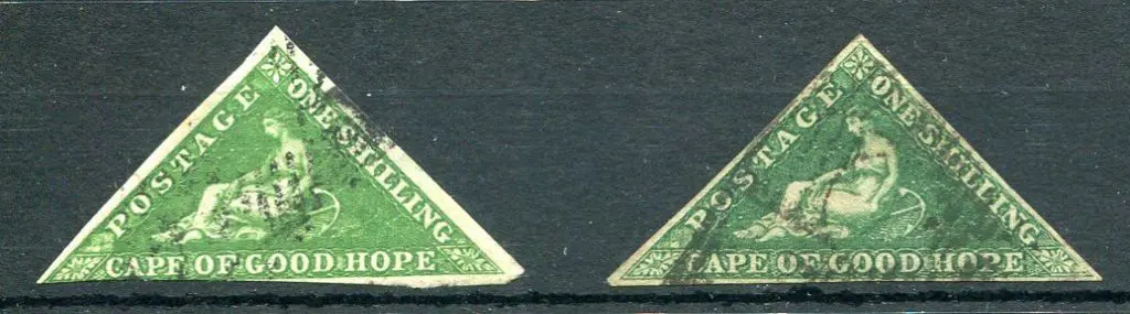 South Africa-Cape of Good Hope 1855/63 1/- bright ... Image 1++