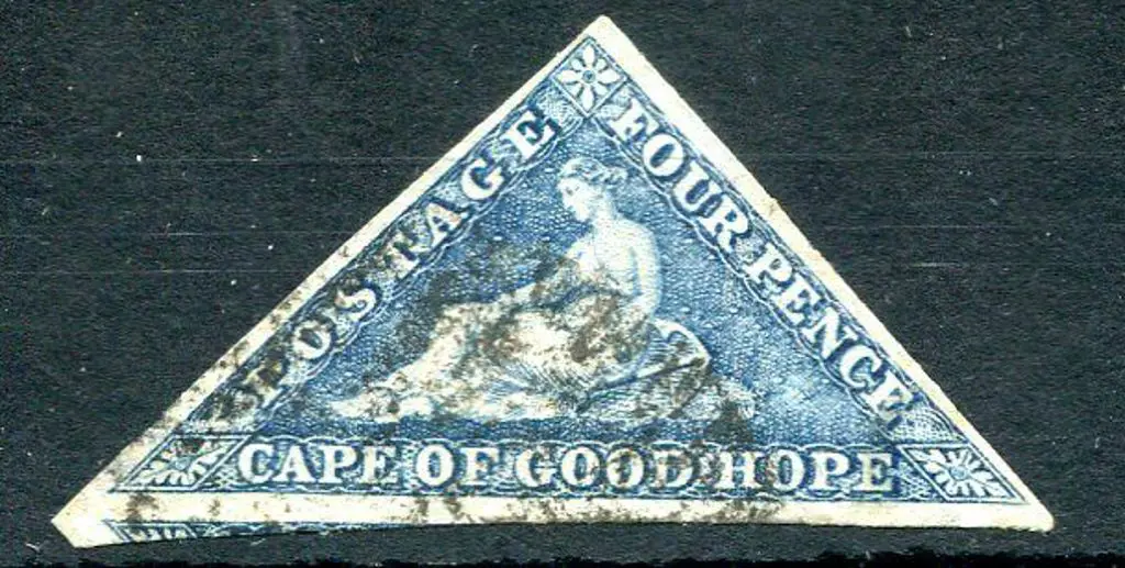 South Africa-Cape of Good Hope 1863/64 4d ... Image 1++