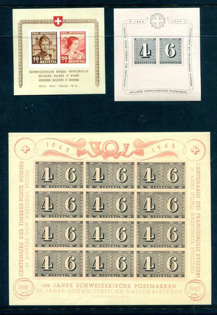 Switzerland 1941 ProJuventute Children's Fund M/S ... Image 1++