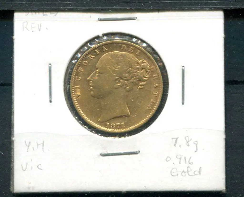 1871 QV sovereign from Sydney mint. VF Image 1++