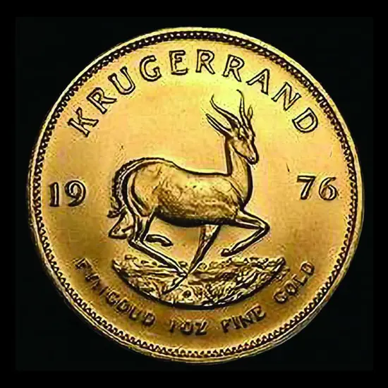 South Africa 1976 Krugerrand 22k 1oz gold coin. ...