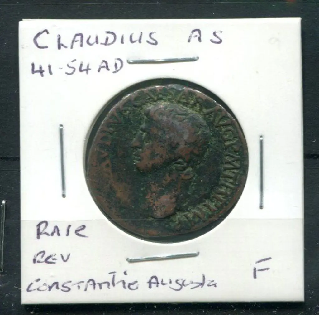 41-54 AD Claudius As. F Image 1++