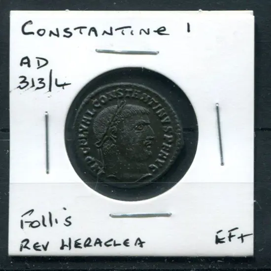 313-314 AD Constantine I Follis. EF+