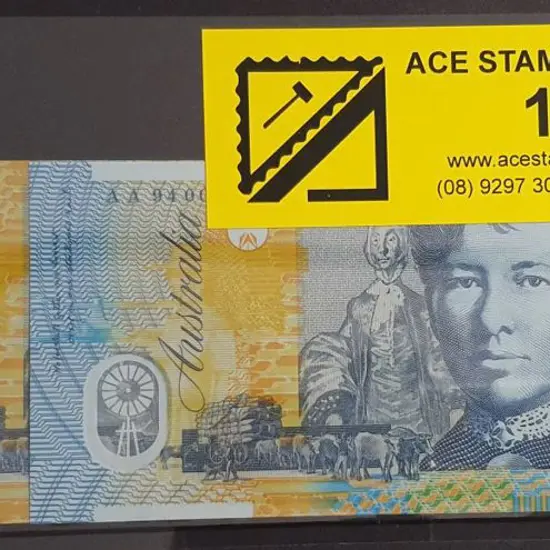 1994 $10 Fraser/Evans First Year Prefix Grey ...