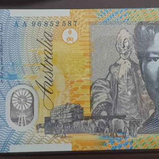 1996 $10 Macfarlane/Evans First Signature Prefix ...