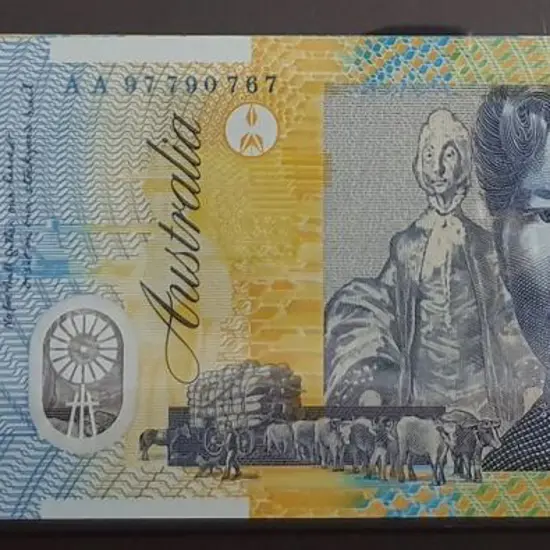 1997 $10 Macfarlane/Evans First Year Prefix ...