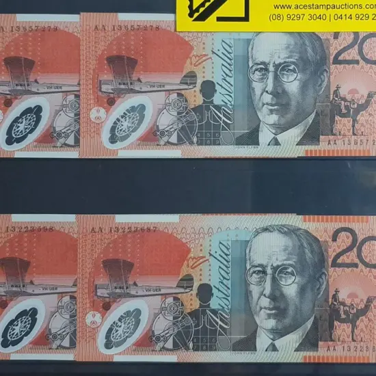 2010 $20 Stevens/Parkinson First Signature Prefix ...