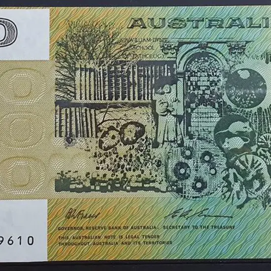 1993 $50 Fraser/Evans Prefix WZZ999609/10 ...