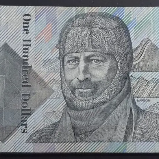 1985 $100 Johnston/Fraser with serial number ...