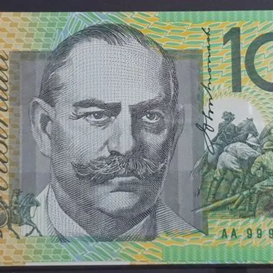 1999 $100 Evans/Macfarlane First Prefix ...